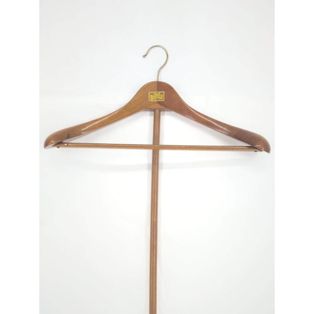 VTG Fitwell Wooden Suit Hanger Detachable Extension Reach Pole RARE  GERMANY